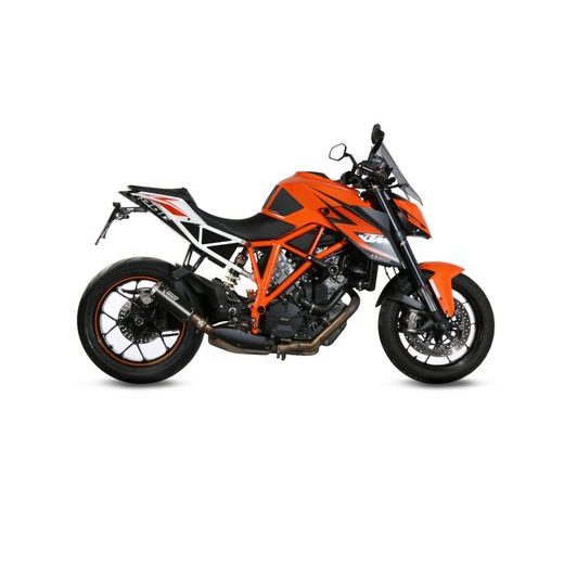 KONCOVKA VÝFUKU MIVV MK3 KT.014.LM3B ČERNÁ OCEL - KONCOVKY VÝFUKU - NA MOTORKU