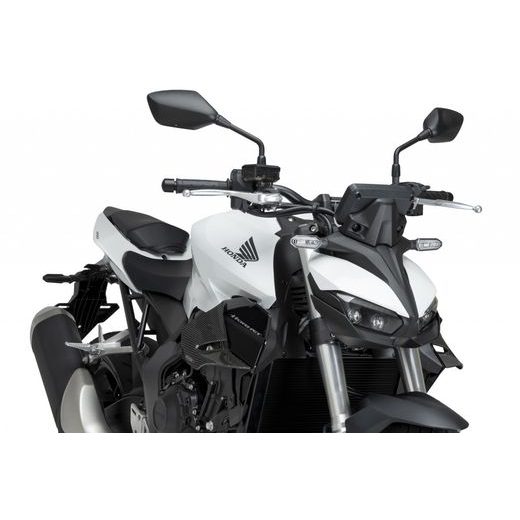 SPOILERY PUIG D12 22384C KARBONOVÝ VZHLED - PLEXI ŠTÍTY - NA MOTORKU