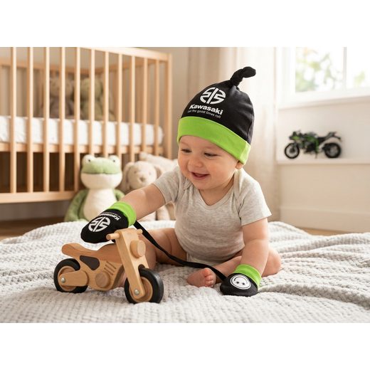 DĚTSKÁ ČEPICE & RUKAVICE KAWASAKI - PRO DĚTI - NA MOTORKÁŘE