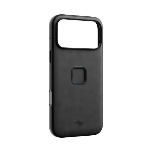 PEAK DESIGN SLIMLINK CASE - IPHONE 18 - ČERNÁ KŮŽE - KRYTY NA TELEFON - NA MOTORKU