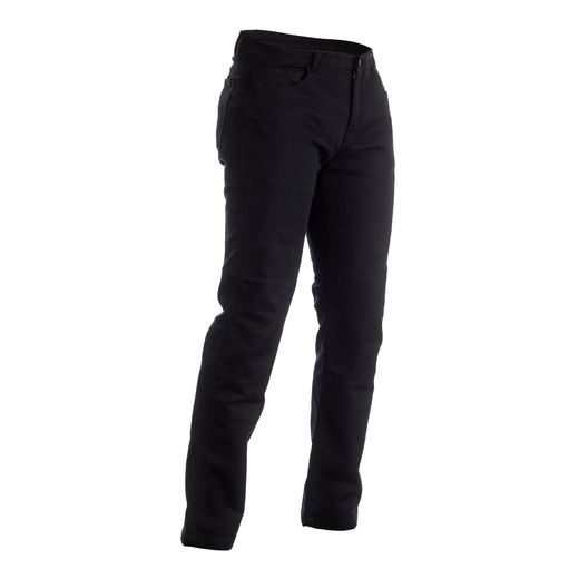 PÁNSKÉ PRODLOUŽENÉ KEVLAROVÉ JEANSY RST 2486 REINFORCED STRAIGHT LEG CE - ČERNÉ