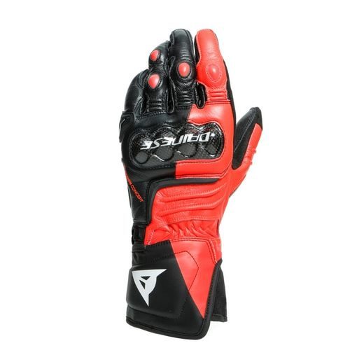 KOŽENÉ RUKAVICE DAINESE CARBON 3 LONG - ČERVENÁ