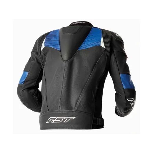 PÁNSKÁ KOŽENÁ BUNDA - RST 103635 TRACTECH EVO D3O - MODRÁ - KOŽENÉ BUNDY - NA MOTORKÁŘE