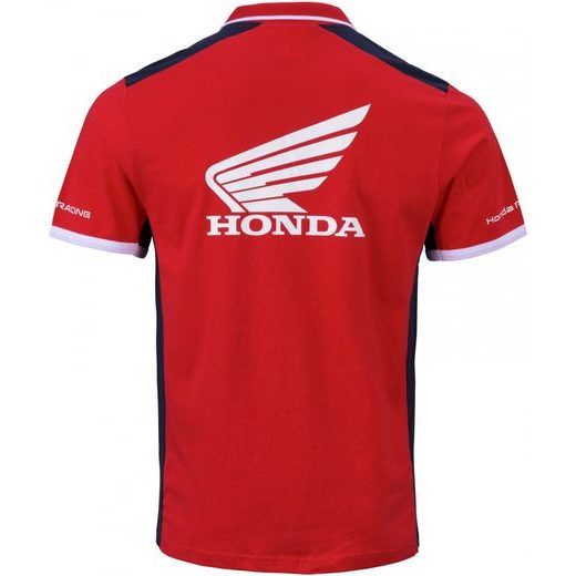 HONDA POLO RACING RED - TRIČKA - NA MOTORKÁŘE