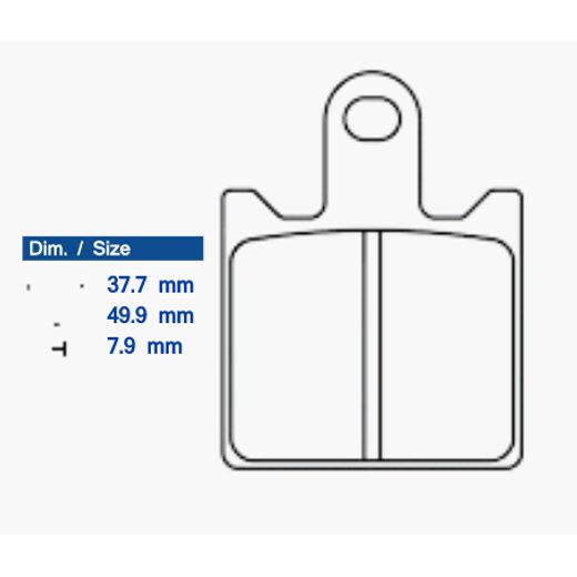 BRZDOVÉ DESTIČKY CL BRAKES 1253 XBK5