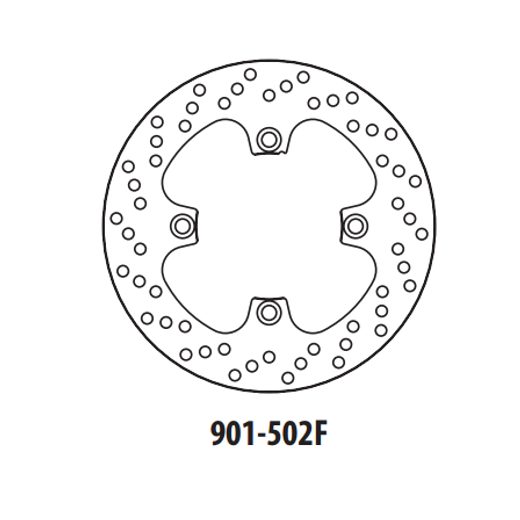 BRZDOVÝ KOTOUČ GOLDFREN 901-502F PŘEDNÍ 240 MM