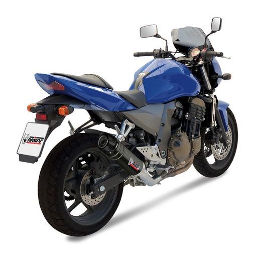 KONCOVKA VÝFUKU MIVV GP K.011.LXBC ČERNÝ S UHLÍKOVOU KONCOVKOU - KONCOVKY VÝFUKU - NA MOTORKU