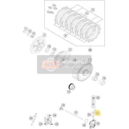 HUSQVARNA CLUTCHPIPE, L=995 - LANKA A HADICE - NA MOTORKU