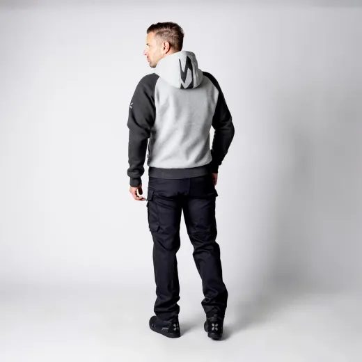 MOTO MIKINA IXS RAPID 1.0 AIRBAG READY – COOL GREY/DARK GREY S KOMPLETNÍ SADOU CHRÁNIČŮ - MIKINY - NA MOTORKÁŘE