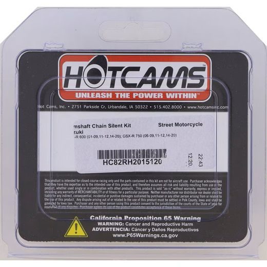 SADA TICHÉHO ŘETĚZU VAČKOVÉHO HŘÍDELE HOT CAMS HC82RH2015120 - PŘEVODY - NA MOTORKU