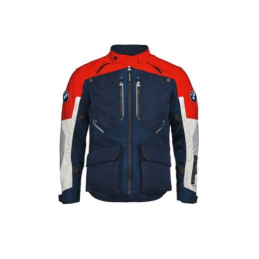 BUNDA BMW GS RALLYE GORE-TEX - ČERVENO-MODRÁ - TEXTILNÍ BUNDY - NA MOTORKÁŘE