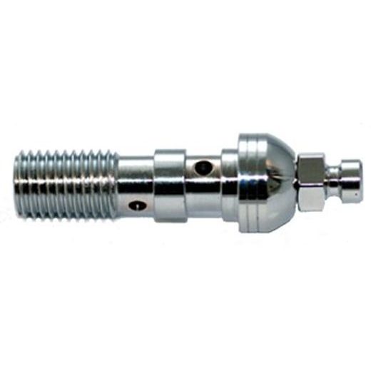 BANJO ŠROUB S ODVZDUŠ. VENHILL POWERHOSEPLUS 410125DC 10X1.25MM CHROM - LANKA A HADICE - NA MOTORKU