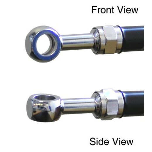 BANJO VENHILL POWERHOSEPLUS 3/60091C M8 STRAIGHT CHROM - LANKA A HADICE - NA MOTORKU