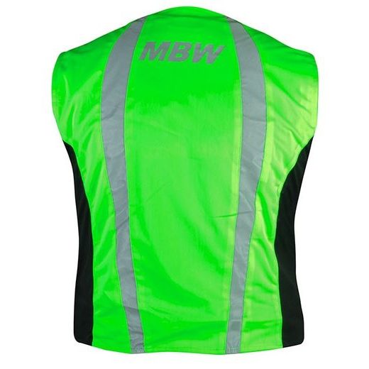 BUNDA NA MOTORKU MBW REFLEXNÍ VESTA ZELENÁ PÁNSKÁ - REFLEXNÍ VESTY A DOPLŇKY - NA MOTORKÁŘE