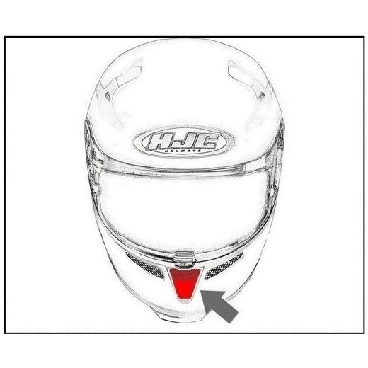 HJC VENTILACE RPHA 1 ÚSTNÍ WHITE - PŘÍSLUŠENSTVÍ - NA MOTORKÁŘE