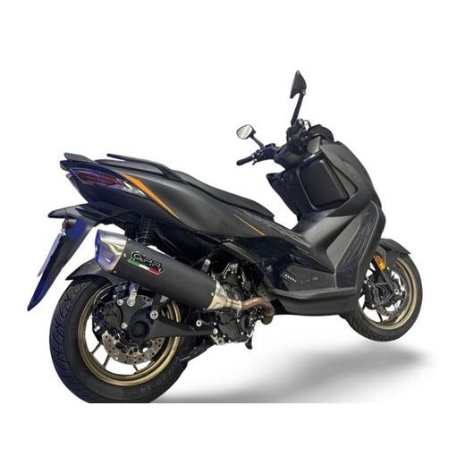 KONCOVKA VÝFUKU SLIP-ON GPR FURORE-X SCOOTER Z.18.3.CAT.FXSC MATNÁ ČERNÁ SOUČÁSTÍ JE HOMOLOGOVANÝ TLUMIČ HLUKU, DB KILLER A KATALYZÁTOR - SPLŇUJE PODMÍNKY PRO STK - KONCOVKY VÝFUKU - NA MOTORKU