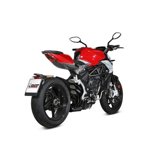 KONCOVKA VÝFUKU MIVV SPEED EDGE V.003.LHB ČERNÁ - KONCOVKY VÝFUKU - NA MOTORKU