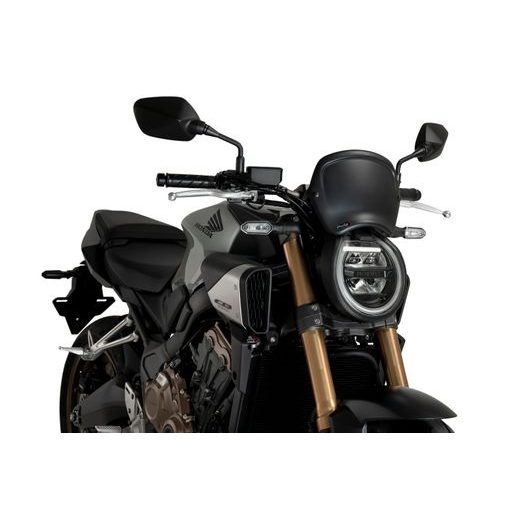 PLEXI ŠTÍT PUIG FRONTAL PLATE 22138J MATNÁ ČERNÁ - PLEXI ŠTÍTY - NA MOTORKU