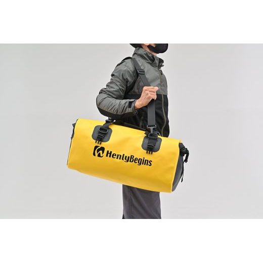 VODOTĚSNÝ VAK, HENLYBEGINS (ŽLUTÝ, OBJEM 40 L) - BRAŠNY - NA MOTORKU