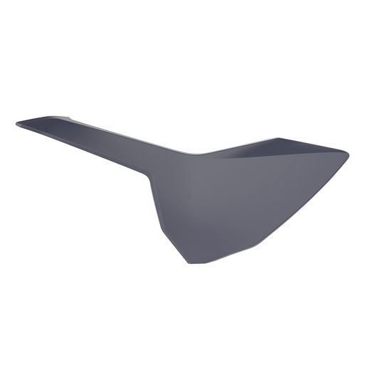 BOČNÍ ČÍSLOVÉ TABULKY POLISPORT 8418200006 (PÁR) NARDO ŠEDÁ - KRYTY - NA MOTORKU