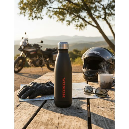 HONDA TERMO LÁHEV PADDOCK - ČERNÁ - DÁRKY PRO FANOUŠKY HONDA - NA MOTORKÁŘE