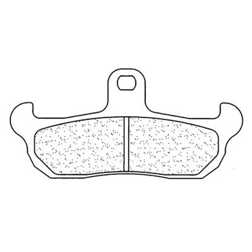 BRZDOVÉ DESTIČKY CL BRAKES 2400 A3+ - PŘEDNÍ - NA MOTORKU