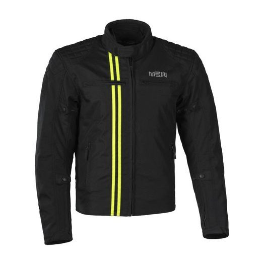 PÁNSKÁ TŘÍVRSTVÁ TEXTILNÍ MOTO BUNDA MBW JEREMY - FLO ŽLUTÁ - TEXTILNÍ BUNDY - NA MOTORKÁŘE