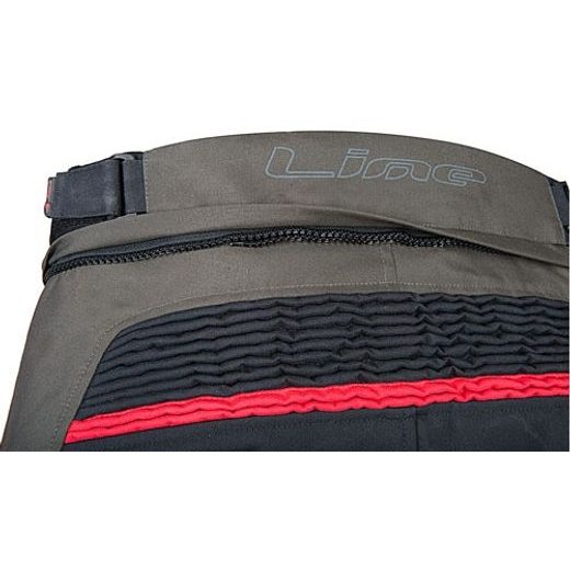 TEXTILNÍ TŘÍVRSTVÉ CESTOVNÍ KALHOTY MBW BERET ČERNO-ŠEDÉ - TEXTILNÍ KALHOTY - NA MOTORKÁŘE