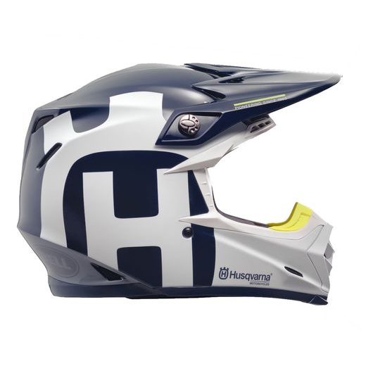 HELMA HUSQVARNA MOTO 9 GOTLAND BLUE/WHITE