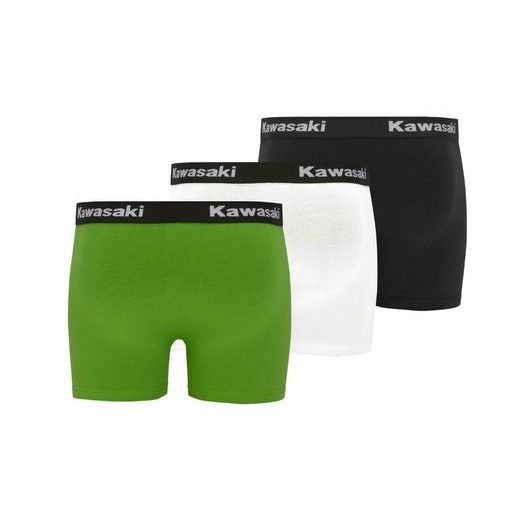 KAWASAKI BOXERKY - SADA 3 BARVY - SPODNÍ PRÁDLO - NA MOTORKÁŘE