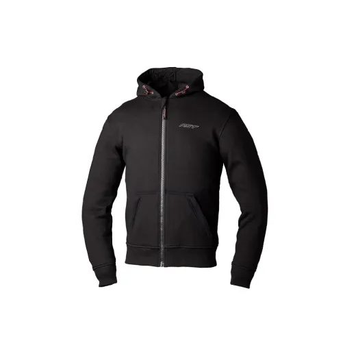 PÁNSKÁ TEXTILNÍ MIKINA NA ZIP NA MOTORKU RST KEVLAR ZIP THROUGH URBAN CE 3469 - ČERNÁ - TEXTILNÍ BUNDY - NA MOTORKÁŘE