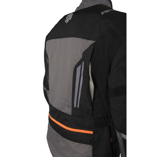 TEXTILNÍ TŘÍVRSTVÁ BUNDA MBW ADVENTURE EVO JACKET - ORANŽOVÁ - TEXTILNÍ BUNDY - NA MOTORKÁŘE