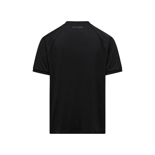 MG ESSENTIAL T-SHIRT MAN - ČERNÁ - DÁRKY PRO FANOUŠKY MOTO GUZZI - NA MOTORKÁŘE