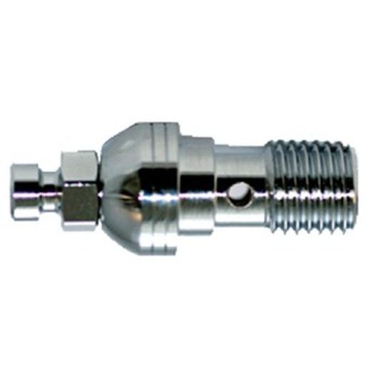BANJO ŠROUB S ODVZDUŠ. VENHILL POWERHOSEPLUS 310375DC 3/8"UNF CHROM - LANKA A HADICE - NA MOTORKU
