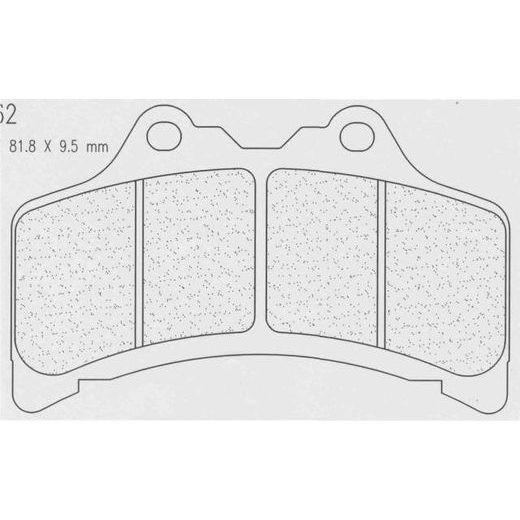 BRZDOVÉ DESTIČKY CL BRAKES 2362 A3+