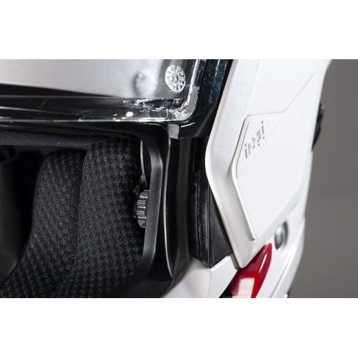 HJC PŘILBA I100 SOLID PEARL WHITE - PŘEKLOPNÉ HELMY - NA MOTORKÁŘE