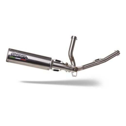 MID-FULL VÝFUKOVÝ SYSTÉM GPR M3 S.50.M3.INOX BROUŠENÁ NEREZOVÁ OCEL PRO SUZUKI SV 650 / S 2003-2010 - VÝFUKY - NA MOTORKU