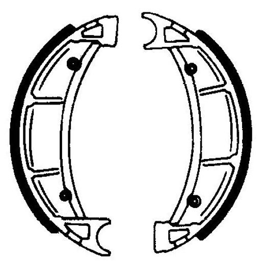 BRZDOVÉ ČELISTI FERODO 225129159 - BRZDY - NA MOTORKU