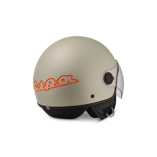 HELMA VESPA VISOR 4.0 ECE 22.06 - BÉŽOVÁ MATNÁ - HELMY NA SKÚTR - NA MOTORKÁŘE