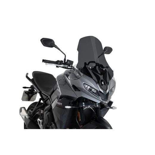 PLEXI ŠTÍT PUIG TOURING 22521F TMAVÁ KOUŘOVÁ - PLEXI ŠTÍTY - NA MOTORKU