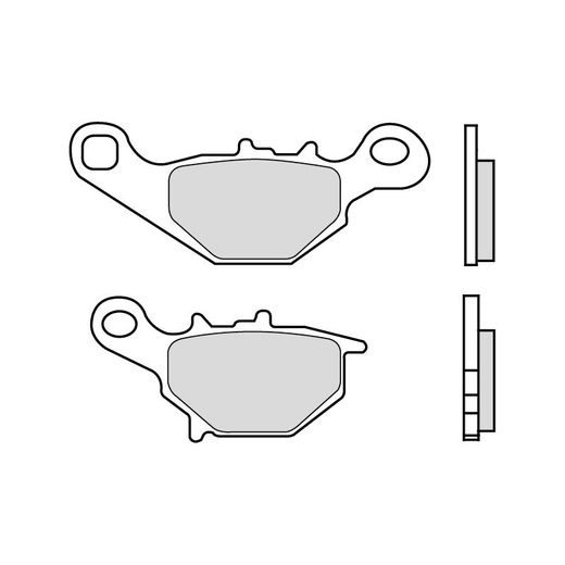 BRZDOVÉ DESTIČKY BREMBO 07036 BRZDOVÉ DESTIČKY PRO SKÚTRY CC