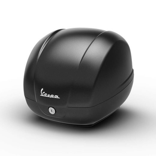 NOVÝ TOP CASE PRO VESPA GTS SUPER SPORT E5+ - ČERNÁ - HORNÍ KUFRY - NA MOTORKU
