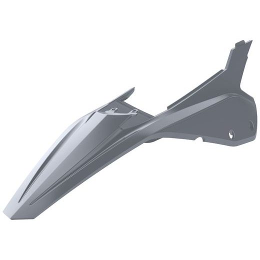 ZADNÍ BLATNÍK A BOČNÍ TABULKY POLISPORT 8585300003 ŠEDÁ NARDO - KRYTY - NA MOTORKU