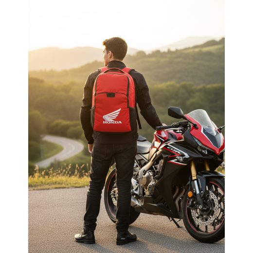 HONDA BATOH RACING - ČERVENÁ - DÁRKY PRO FANOUŠKY HONDA - NA MOTORKÁŘE