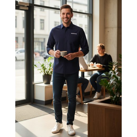 HONDA KOŠILE - MODRÁ - KOŠILE - NA MOTORKÁŘE