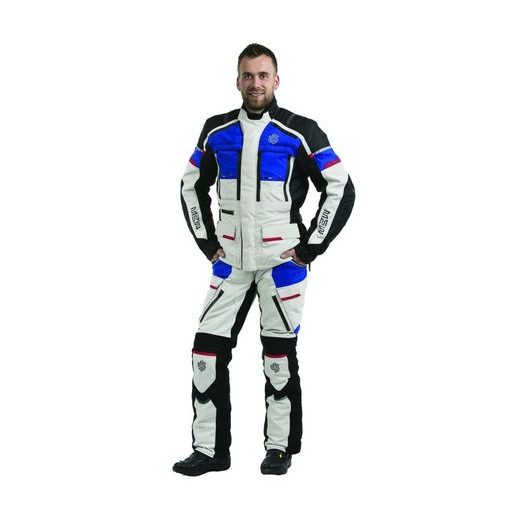 PÁNSKÁ TEXTILNÍ BUNDA MBW MEMPHIS TRICOLOR JACKET - TEXTILNÍ BUNDY - NA MOTORKÁŘE
