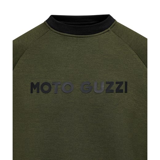 MG ESSENTIAL SWEATSHIRT MAN - ZELENÁ - DÁRKY PRO FANOUŠKY MOTO GUZZI - NA MOTORKÁŘE