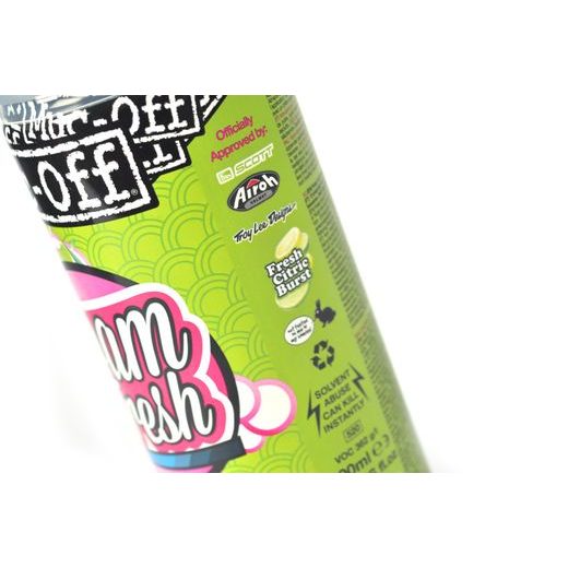 ČISTÍCÍ PĚNA DO HELMY MUC-OFF FOAM FRESH 400ML - NA MOTORKU - NA DOVOLENOU