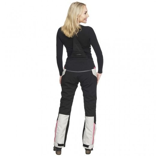 KALHOTY NA MOTOCYKL SWEEP CHARISMA PANTS BÉŽOVO-ČERNO-RŮŽOVÉ DÁMSKÉ - TEXTILNÍ KALHOTY - NA MOTORKÁŘE