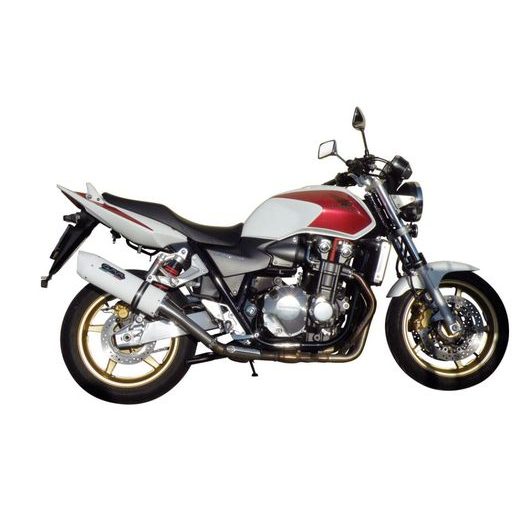 KONCOVKA VÝFUKU SLIP-ON GPR ALBUS H.109.ALB LESKLÁ BÍLÁ PRO HONDA CB 1300 / S 2003-2012 - KONCOVKY VÝFUKU - NA MOTORKU